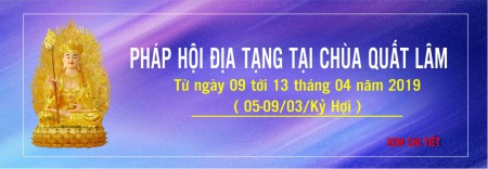 Thông Bạch Pháp Hội Tụng Kinh Địa Tạng Tháng 03 Kỷ Hợi Chùa Quất Lâm