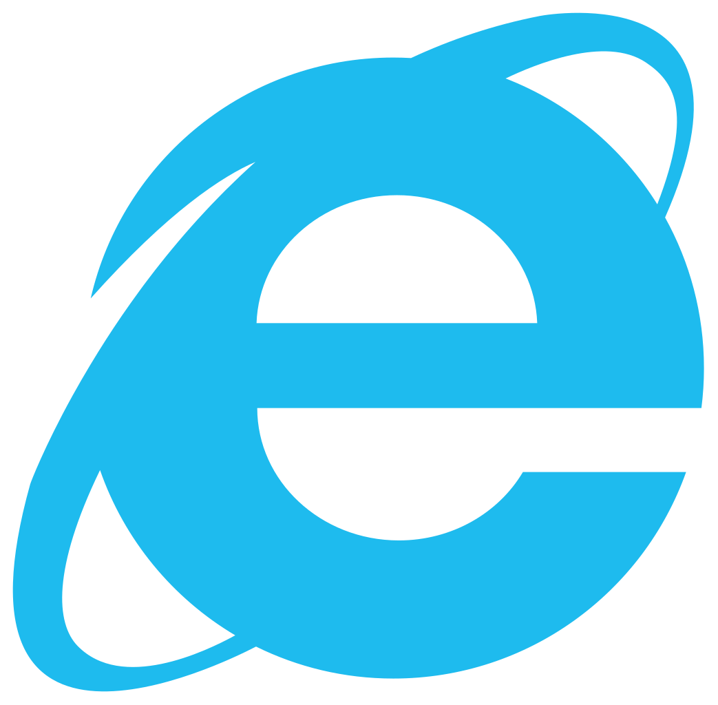 1043px Internet Explorer 10+11 logo svg