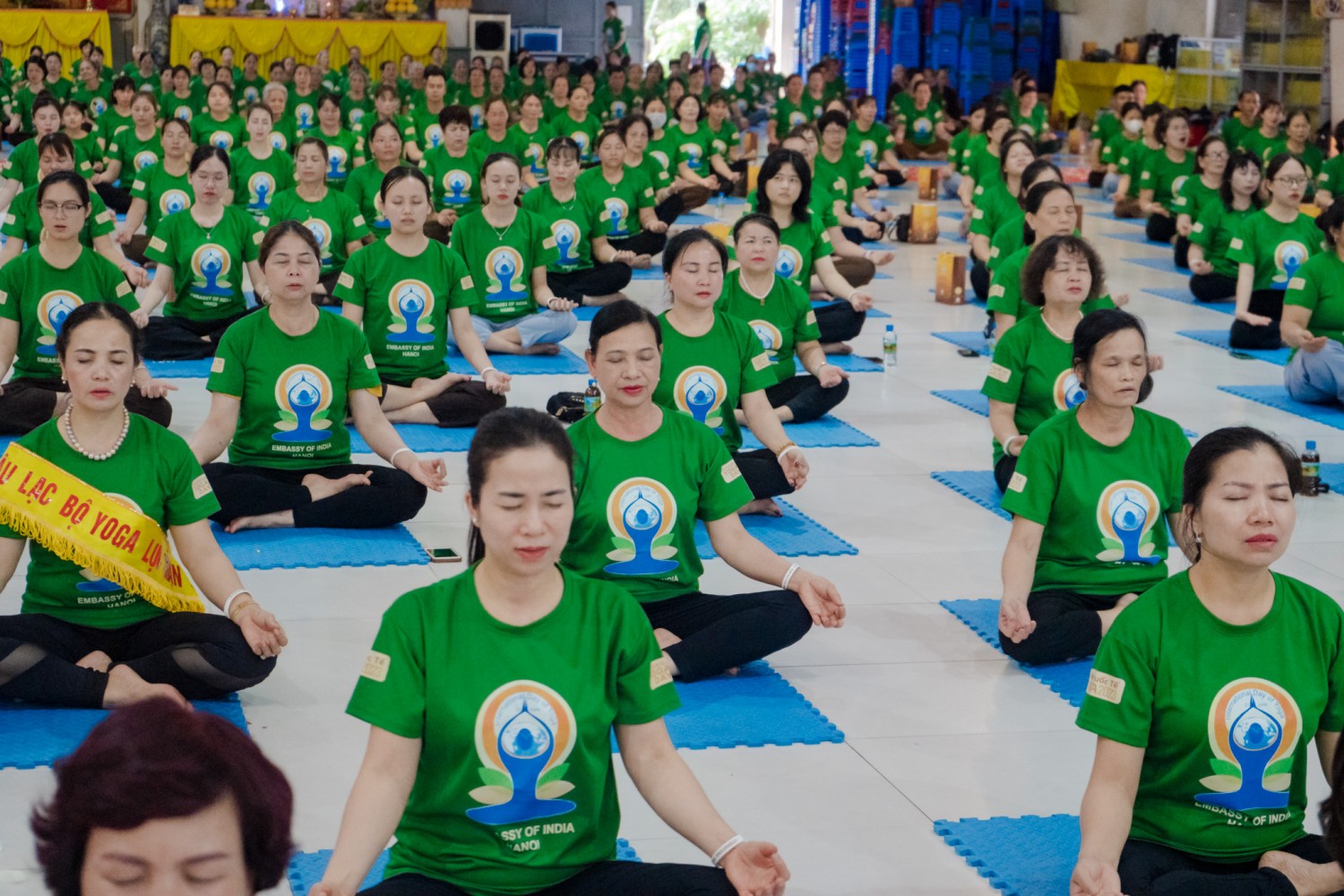 Ngày hội Yoga Quốc tế lần thứ 9 tổ chức tại Chùa Khai Nguyên