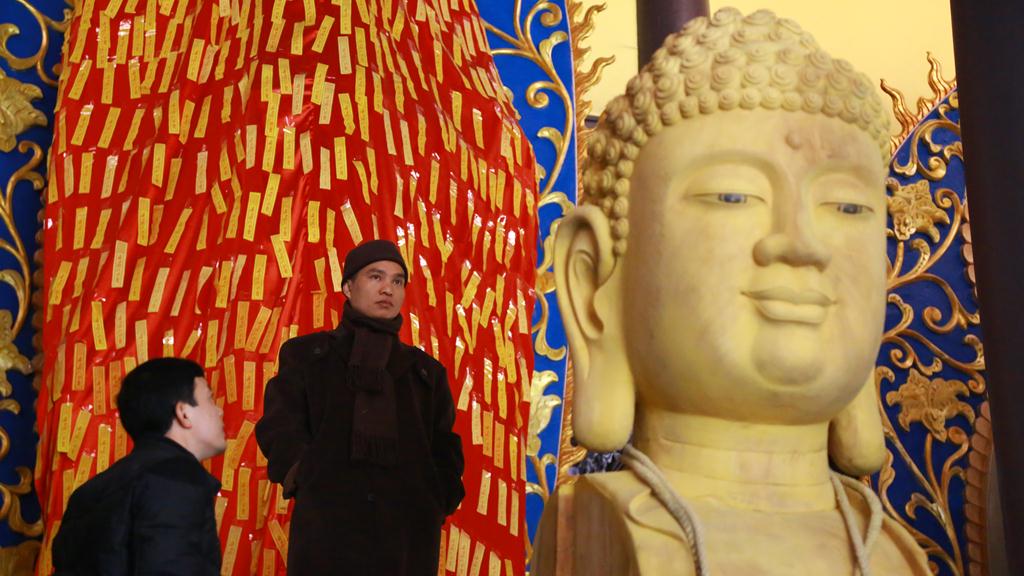 Công tác chuyển tượng Phật, hoàn tất Ngôi Đại Hùng Bảo Điện Chùa Khai Nguyên