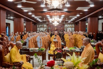 Các Đạo tràng Phật tử Khánh tuế chư Tăng nhân dịp mãn Hạ an cư năm 2023